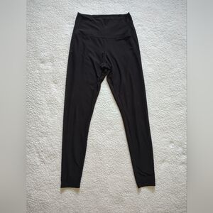 Grace & Lace Women's Medium Black Leggings with Side Pockets